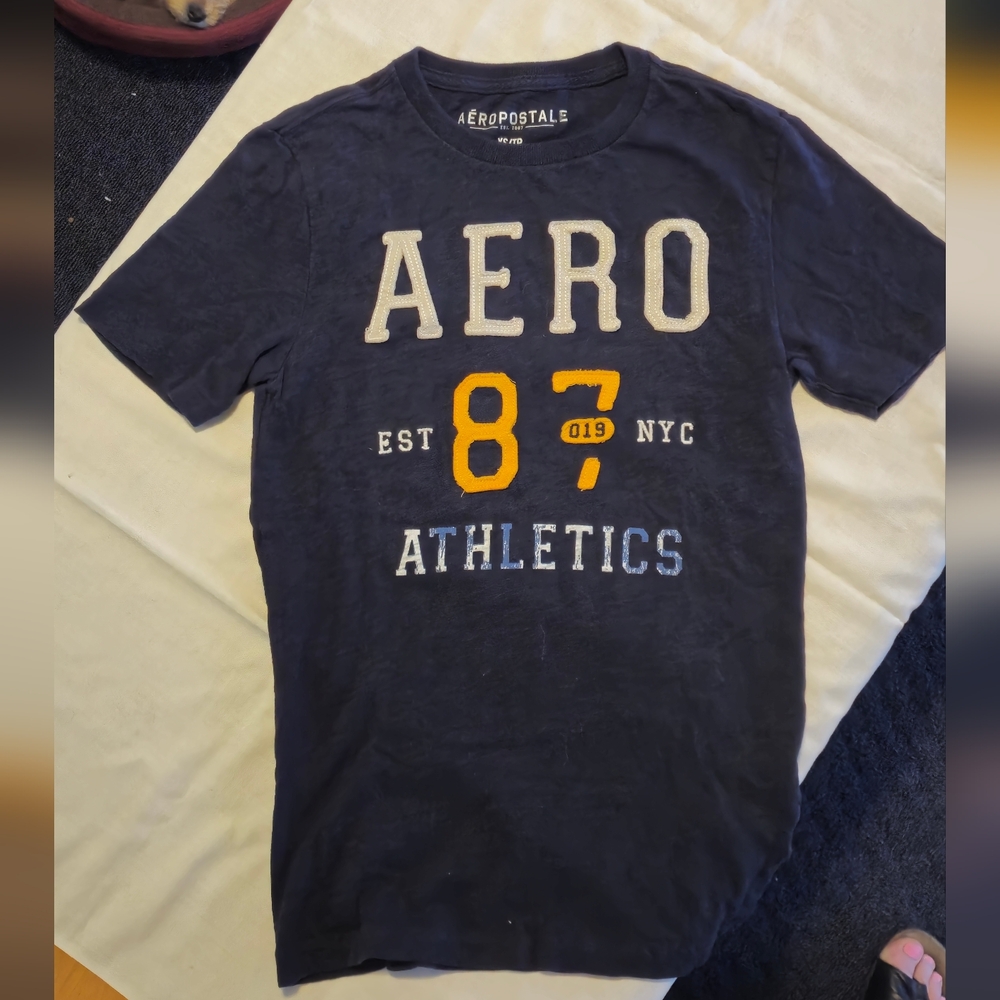 Aeropostale Blue Short Sleeve Shirt